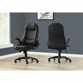 Daphnes Dinnette Black Leather Look High Back Executive Office Chair DA3596426